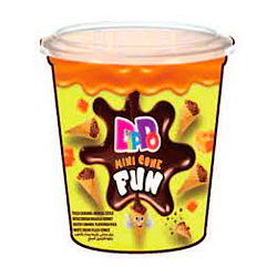 Ваф.рожок Dippo Mini Cone Fun карамель 60 гр 