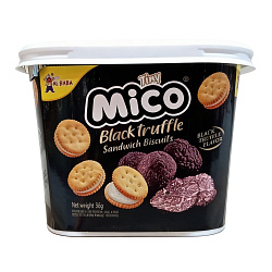 Печенье Tiny Mico Black Truffle вкус чёрного трюфиля 36гр Китай