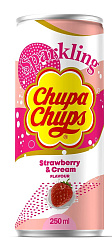 Напиток газ Chupa Chups Strawberry & Cream  0,25 Корея