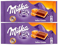Шоколад Milka Toffee Cream Польша 100гр