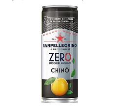 Напиток б/а Sanpellegrino с соком апельсина CHINO  без сахара 330мл жб Италия