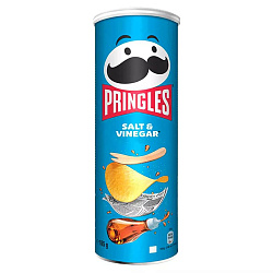 Чипсы PRINGLES Salt & Vinegar со вкусом соли и уксуса 165гр 