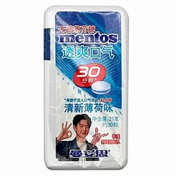 Леденец  MENTOS (Китай) 30гр