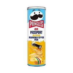 Чипсы PRINGLESS 110гр Корея черный перец и пармезан