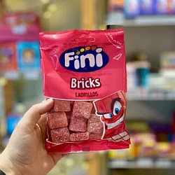 Мармелад FINI Brick Strawberrн BRICKS LADRILLOS (Блоки в сахаре Клубника) 90гр Испания