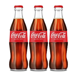 Coca-Cola Original (Кока-Кола Оригинал Италия) 250мл стекло ассортимент