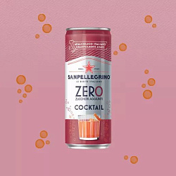 Напиток б/а Sanpellegrino Коктейль без сахара 330мл жб Италия 