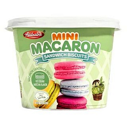 Печенье Mini Macaron Sandwich Ice Cream Matcha вкус матча/мороженое 44гр Китай