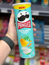 Чипсы Pringles Cream Cheese & Herbs Европа 165г